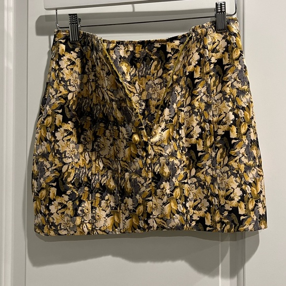 Lioness Black and Gold Embellished Mini Corset Skirt M - Picture 4 of 5